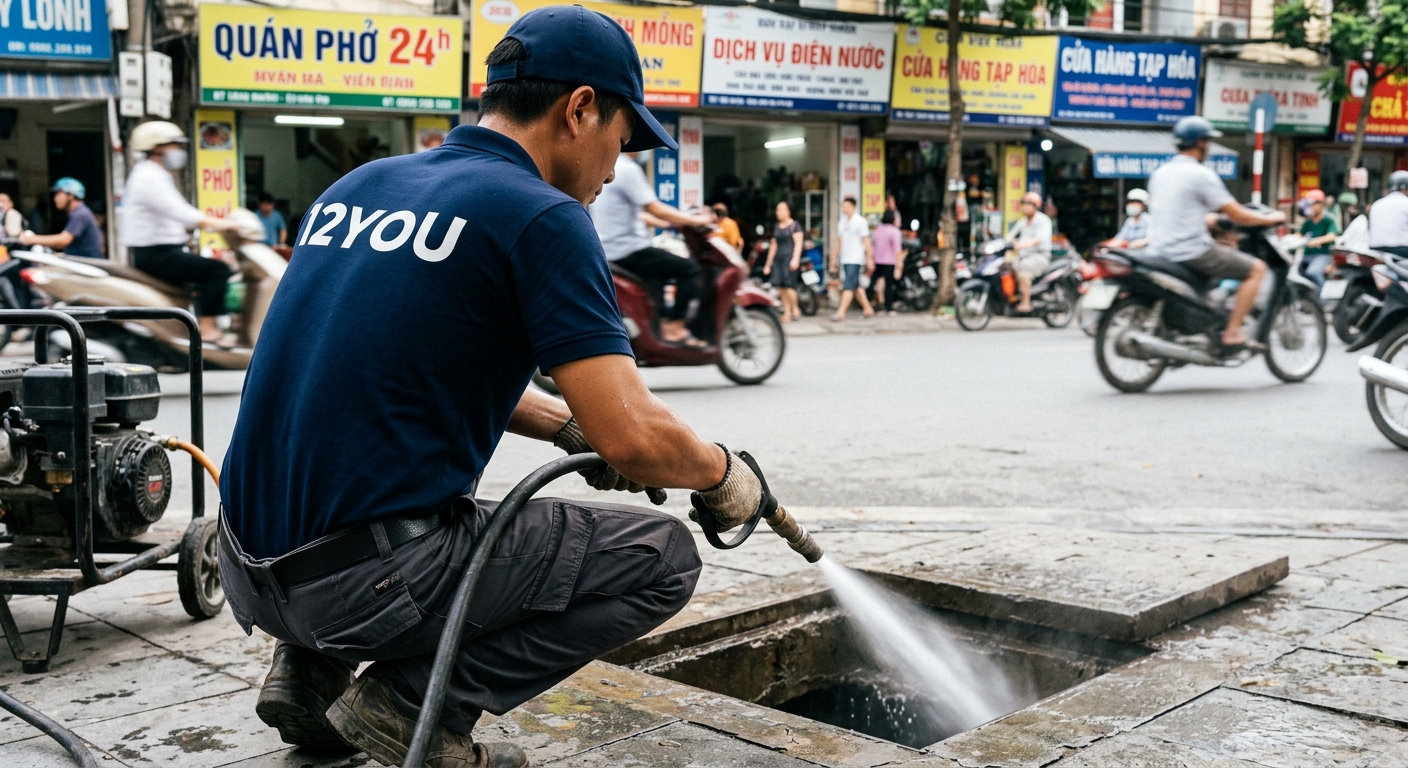 Thông cống nghẹt Gò Vấp