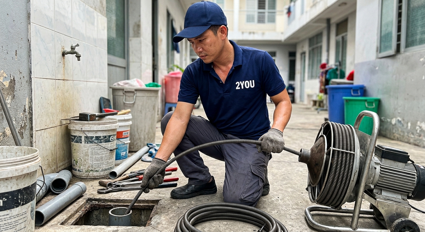 Thông cống nghẹt Bình Chánh