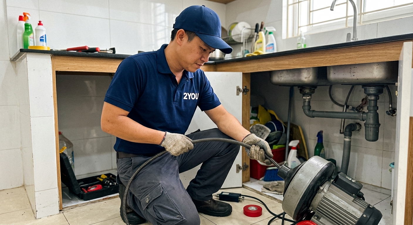 Thông cống nghẹt Quận 10