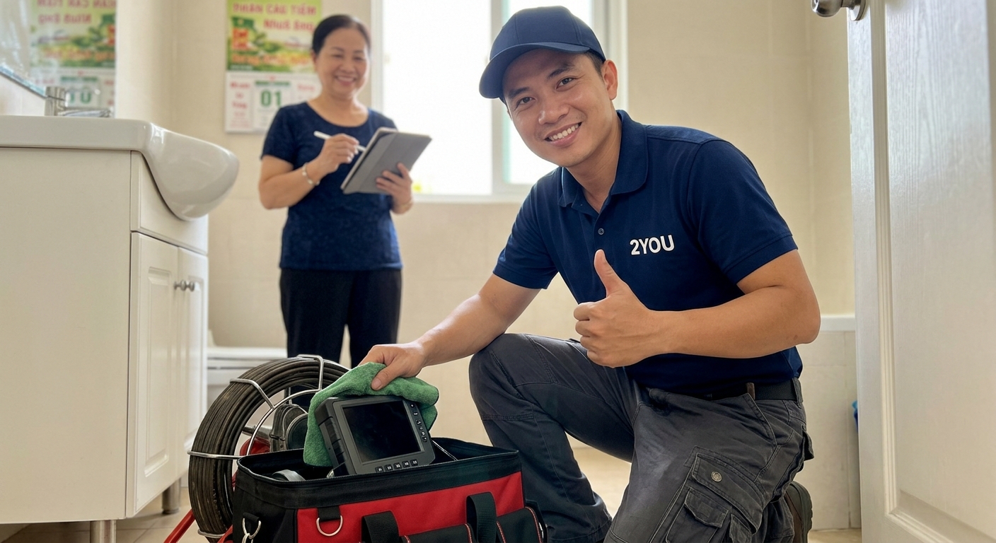 Thông cống nghẹt Quận 4