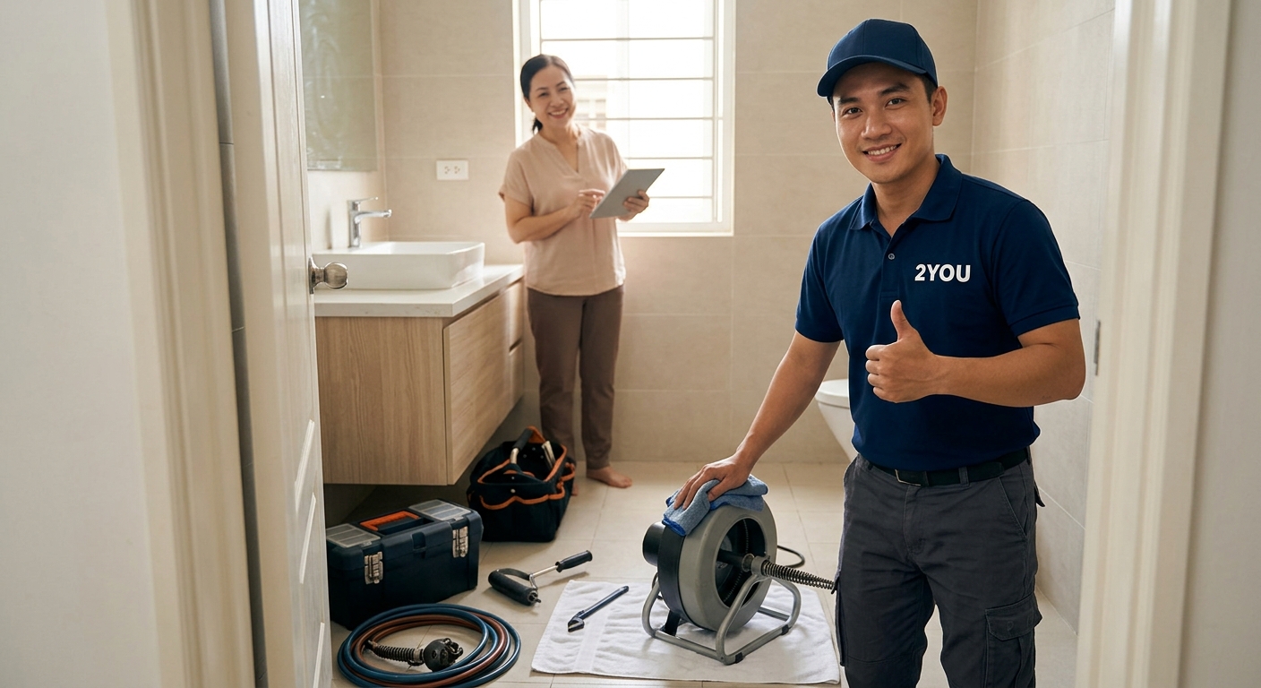 Thông cống nghẹt Quận 6