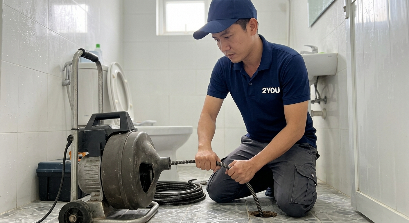 Thông cống nghẹt Bình Tân