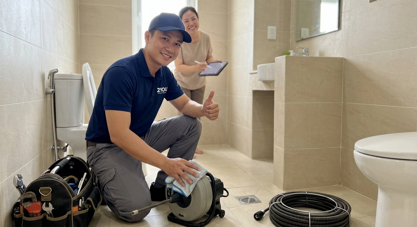 Thông cống nghẹt Bình Tân