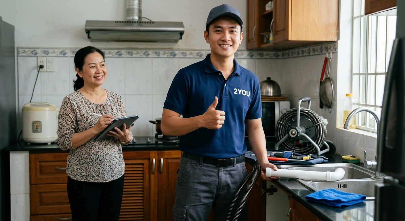 Thông cống nghẹt Bình Thạnh