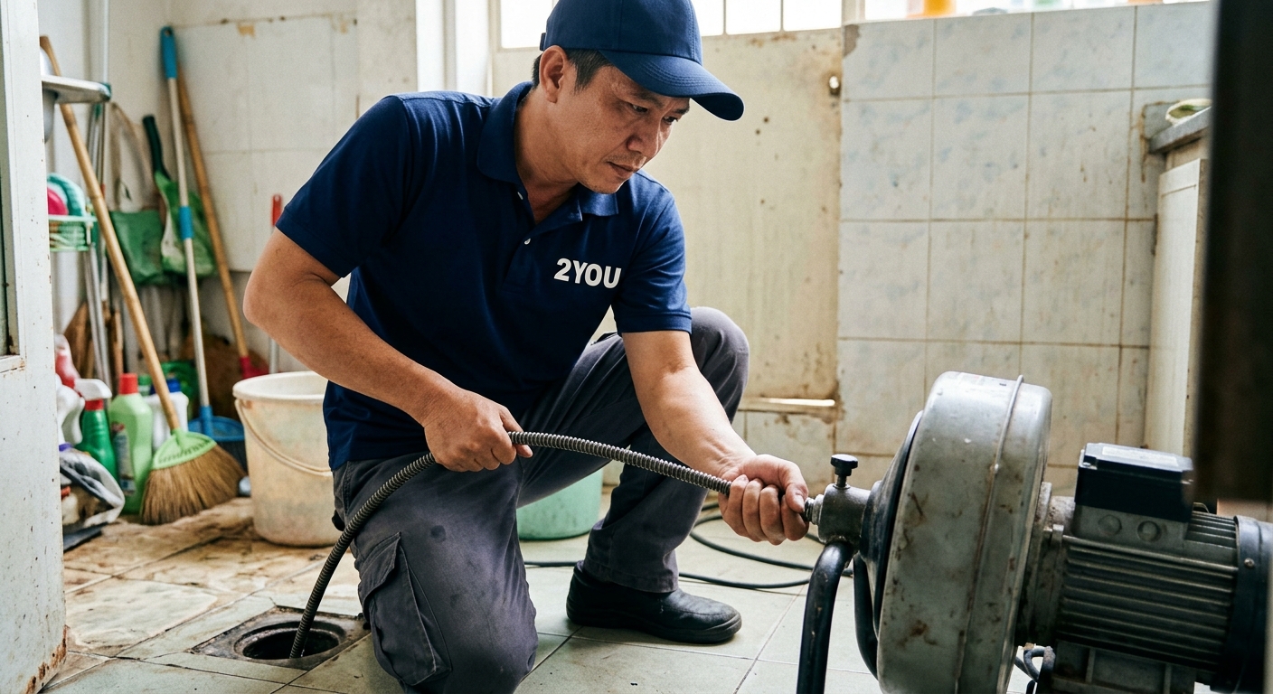 Thông cống nghẹt Củ Chi