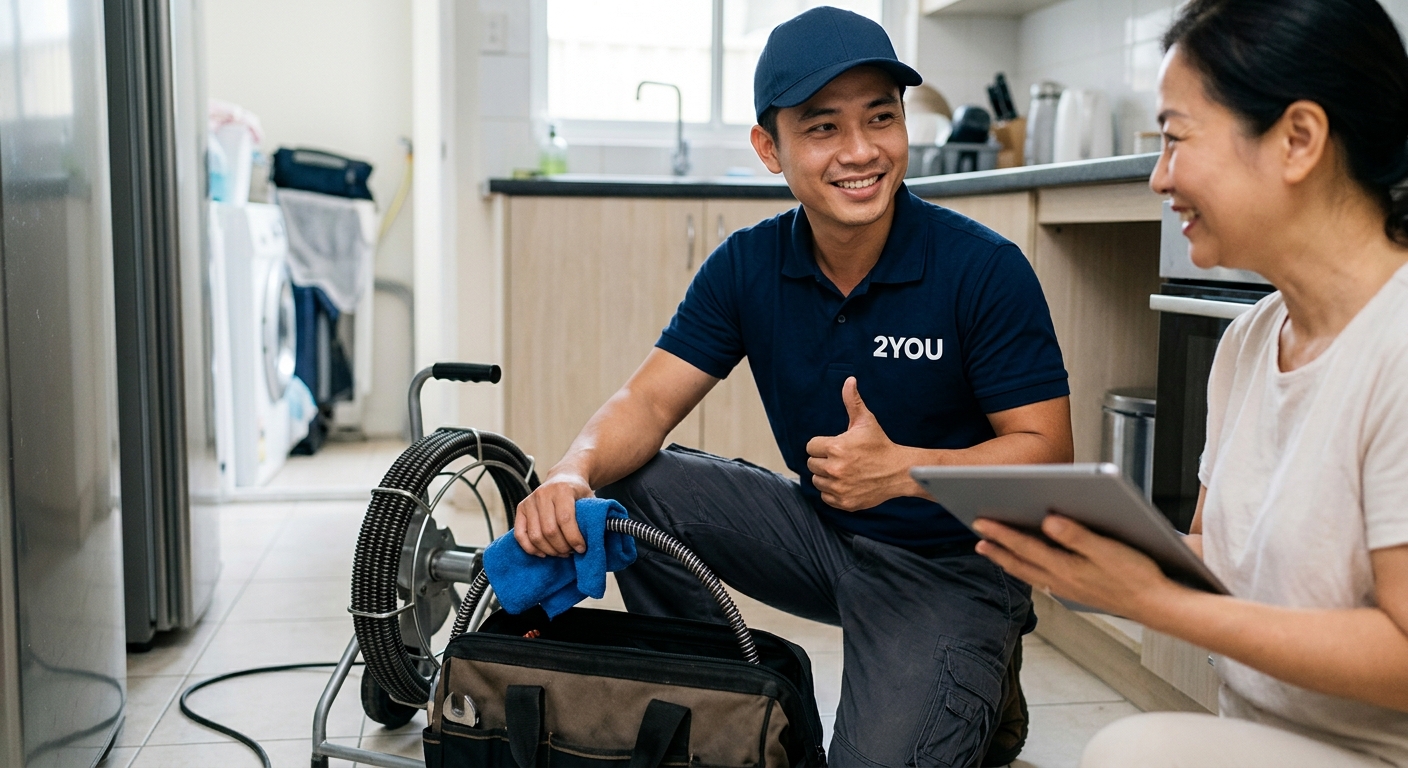 Thông cống nghẹt Hóc Môn