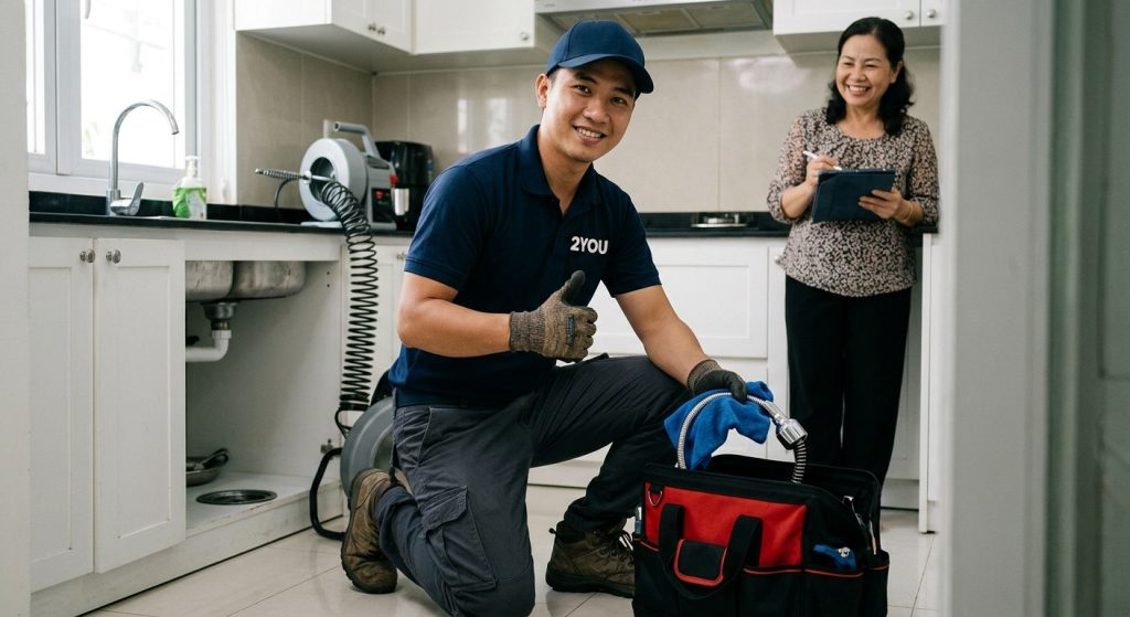 Thông cống nghẹt Nhà Bè