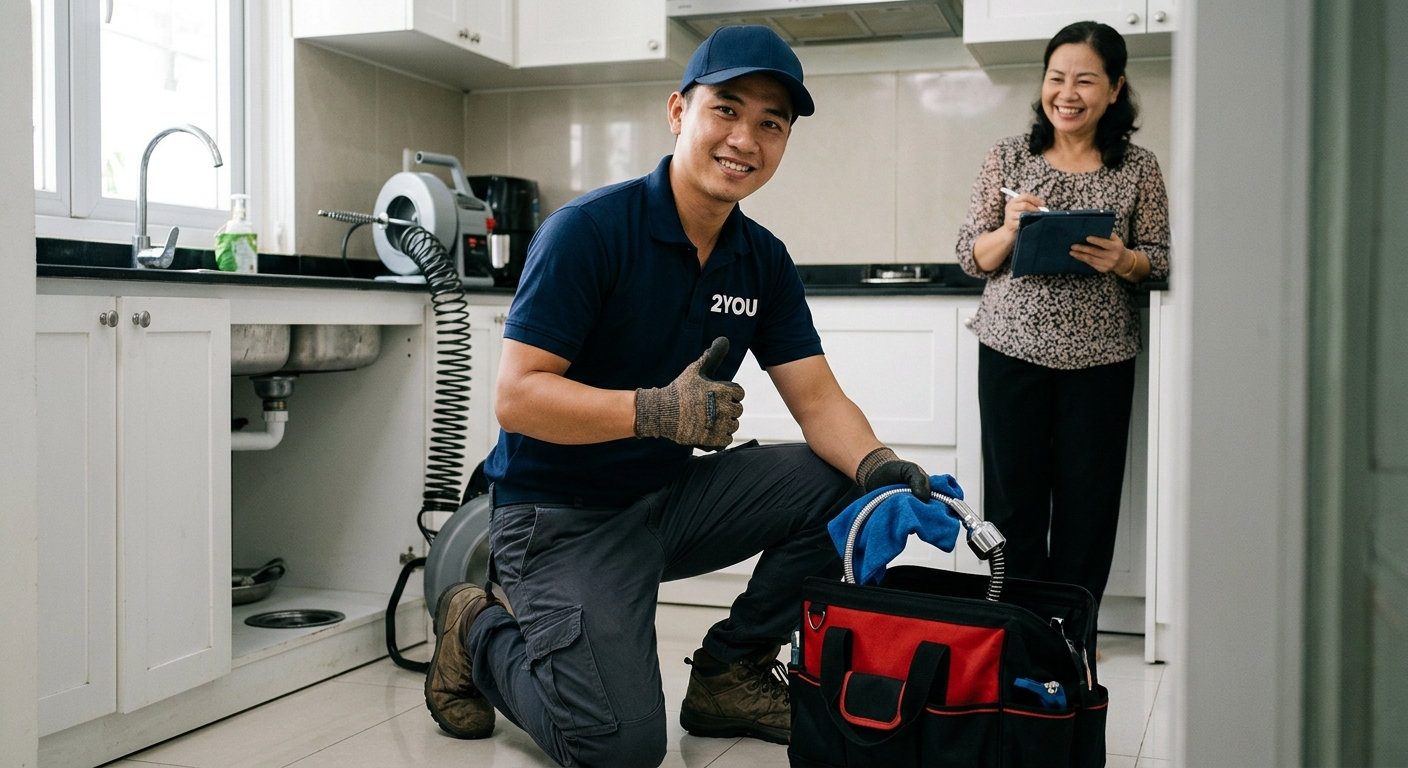 Thông cống nghẹt Nhà Bè