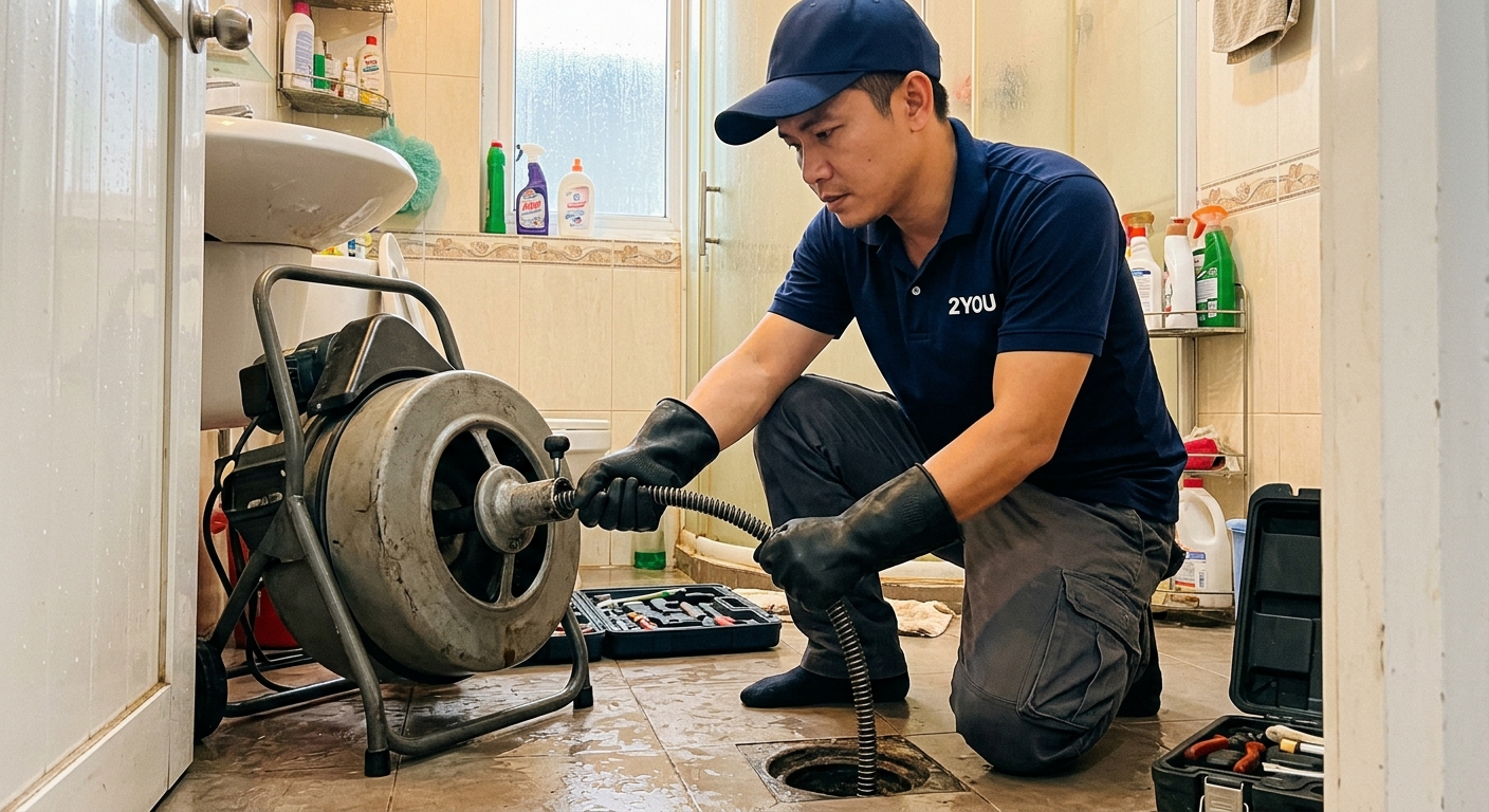 Thông cống nghẹt Quận 12