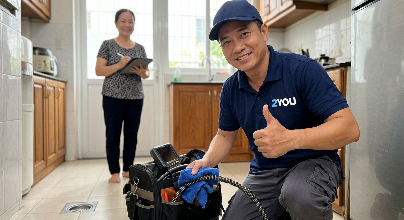 Thông cống nghẹt Quận 5